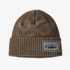 PatagoniaBrodeo Fitz Roy Trout Patch Beanie - Ash Tan