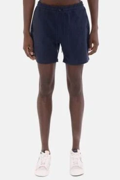 Blue&CreamPerfect Linen Short - Navy