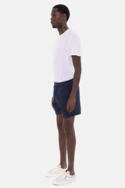 Blue&CreamPerfect Linen Short - Navy -Men Outfitters Shop Perfect Linen Short Navy 20230601012826 3