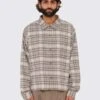 MfpenPriority Shirt - Oatmeal Check