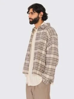MfpenPriority Shirt - Oatmeal Check -Men Outfitters Shop Priority Shirt 20231025005402 3