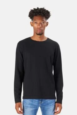Blue&CreamReade Long Sleeve Tee - Black Lead