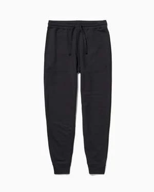 Richer PoorerRecycled Fleece Tapered Sweatpant - Black 1 Richer PoorerRecycled Fleece Tapered Sweatpant - Black