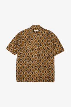 TS(S)TS(S) Round Flap Pocket Short Sleeve Shirt - Khaki