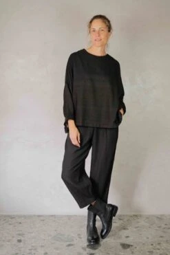 Runaway BicycleJim Pleated Pants - Brown/Black