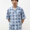 NeedlesS S Cowboy One Up Shirt - Papillon Plaid Blue