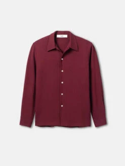 SéfrRampoua Shirt - Burgundy -Men Outfitters Shop S fr Rampoua Shirt Burgundy 20230912123253