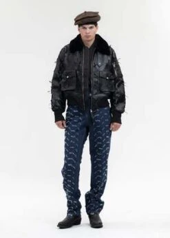 JUNTAE KIMJuntae Kim Slashed Wool Beret - Olive -Men Outfitters Shop SLASHED WOOL BERET OLIVE 20230819122538 2