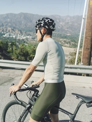 Universal Colours Mono Short Sleeve Jersey - Sage Grey 2 Universal Colours Mono Short Sleeve Jersey - Sage Grey - Image 2