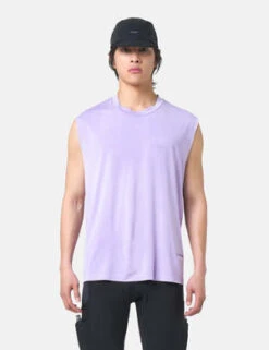 Satisfy RunningAuraLite Muscle Sleeveless T-Shirt - Mineral Purple