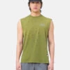 Satisfy RunningOrganic MothTech Muscle Sleeveless T-Shirt - Sun Bleached Oasis Green