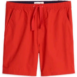 Alex MillJapanese Poplin Saturday Shorts - Red/Navy
