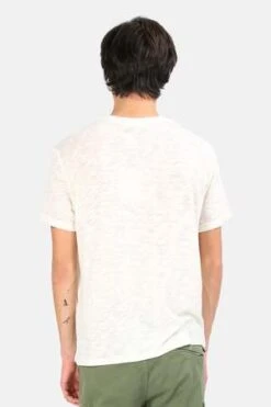 Blue&CreamShort Sleeve Slub Tee - Cream 7 Blue&CreamShort Sleeve Slub Tee - Cream -Men Outfitters Shop Short Sleeve Slub Tee Cream 20220811141405 2