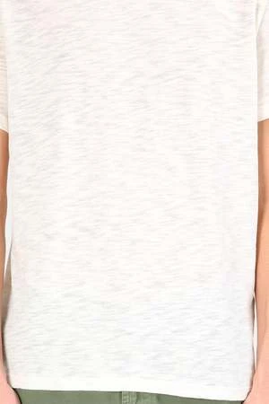 Blue&CreamShort Sleeve Slub Tee - Cream 4 Blue&CreamShort Sleeve Slub Tee - Cream - Image 4