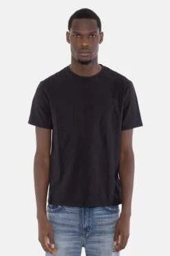 Blue&CreamSmooth Tee - Black