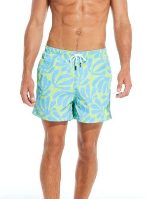 Solid And StripedSolid & Striped Classic Mens Swim Short - French Blue/Lime 6 Solid And StripedSolid & Striped Classic Mens Swim Short - French Blue/Lime - Image 6