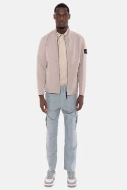 Stone IslandStretch Cotton Tela Paracadute Pants - Sky Blue -Men Outfitters Shop Stretch Cotton Tela Paracadute Pants Sky Blue 20230602043617 3