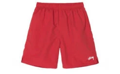 StussyStock Water Shorts - Red