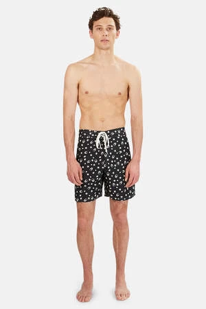 Lucien Pellat-FinetSurfer Short - Black/White 5 Lucien Pellat-FinetSurfer Short - Black/White - Image 5