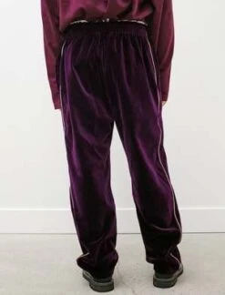 Camiel FortgensSweat Pants - Piping Velvet Purple -Men Outfitters Shop Sweat Pants Piping Velvet Purple 20230915085808