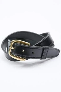 Tory LeatherStitched Belt - Black
