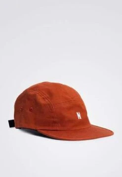 Norse ProjectsTwill 5 Panel Cap - Rust Brown -Men Outfitters Shop Twill 5 Panel Cap Rust Brown 20230809135833 3