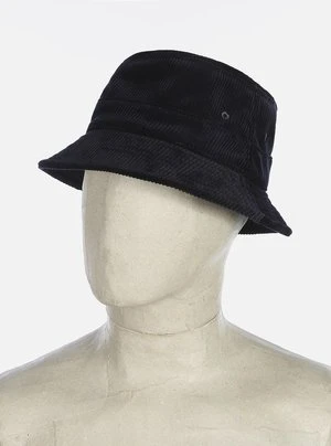 Universal WorksBrisbane Cord Bucket Hat - Navy 2 Universal WorksBrisbane Cord Bucket Hat - Navy - Image 2