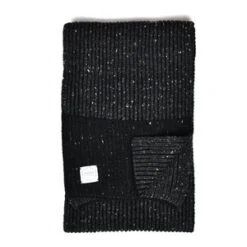 Upstate StockUnisex Upstate Stock Wool Scarf - Black Tweed