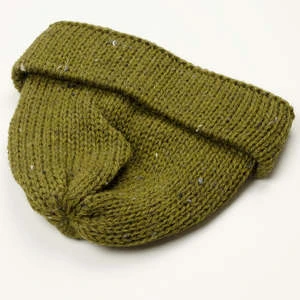 Universal WorksKilcarra Wool Short Watch Cap - Khaki 2 Universal WorksKilcarra Wool Short Watch Cap - Khaki - Image 2