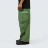 PLEASURESVISITOR WIDE CARGO PANTS - Olive