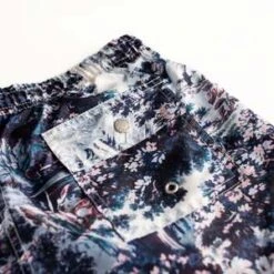 BatherWaterfall Foliage Swim Trunks - Blue/Purple -Men Outfitters Shop WATERFALL FOLIAGE 20220509185634