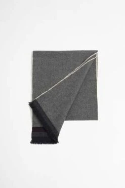 Begg X CoWash Vaudie Weavers Scarf - Navy/Burgundy -Men Outfitters Shop Wash Vaudie Weavers Scarf Navy Burgundy 20220825181801 2