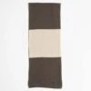 Universal WorksWool Cashmere Stripe Scarf - Stone/Grey
