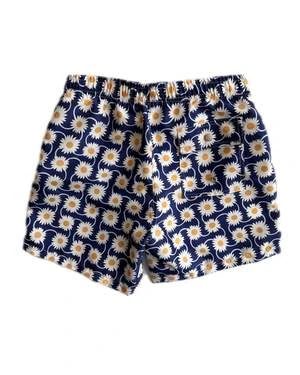 Batherradial Swim Trunk - Navy Radial Flower 2 Batherradial Swim Trunk - Navy Radial Flower - Image 2