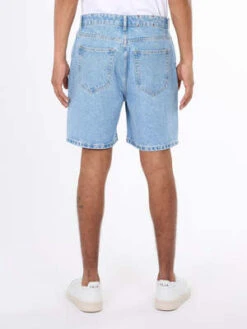 Knowledge Cotton Apparelreborn 5 Pocket Bleached Short - Blue -Men Outfitters Shop reborn 5 pocket bleached short 20230314162440